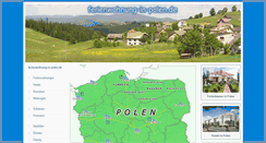 Desktop Screenshot of ferienwohnung-in-polen.de